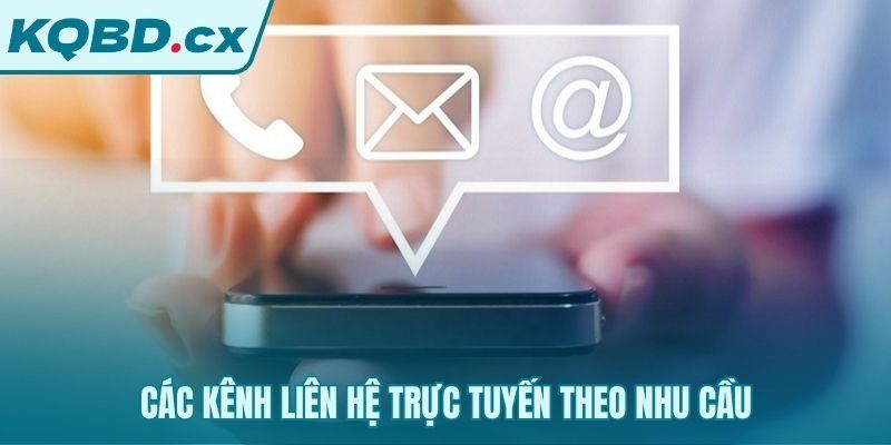 Phân loại kênh liên hệ theo từng mục đích cụ thể
