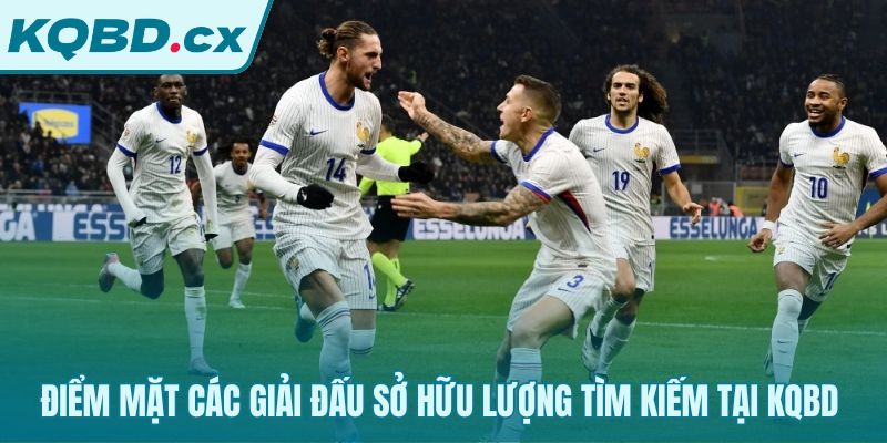 Sức hút của giải đấu thể hiện qua lượng tìm kiếm KQBD